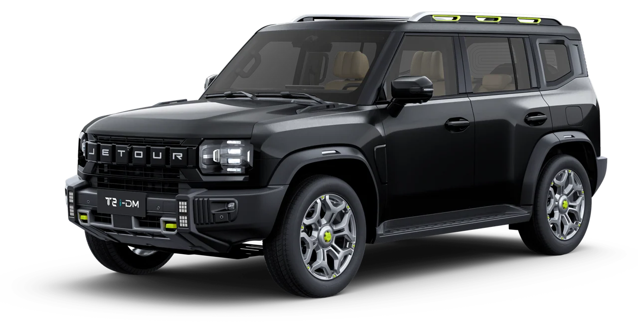 T2 i-DM in Black, from the front left