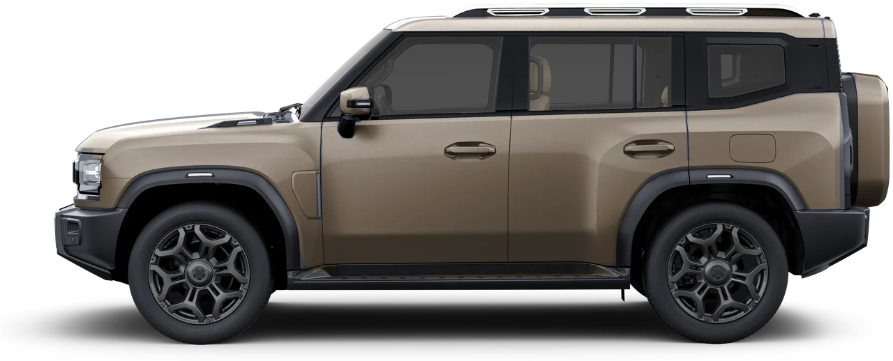 T2 in Sand, side elevation